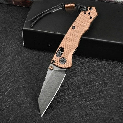 BM290 Aluminum Handle M4 Steel Folding Knife11