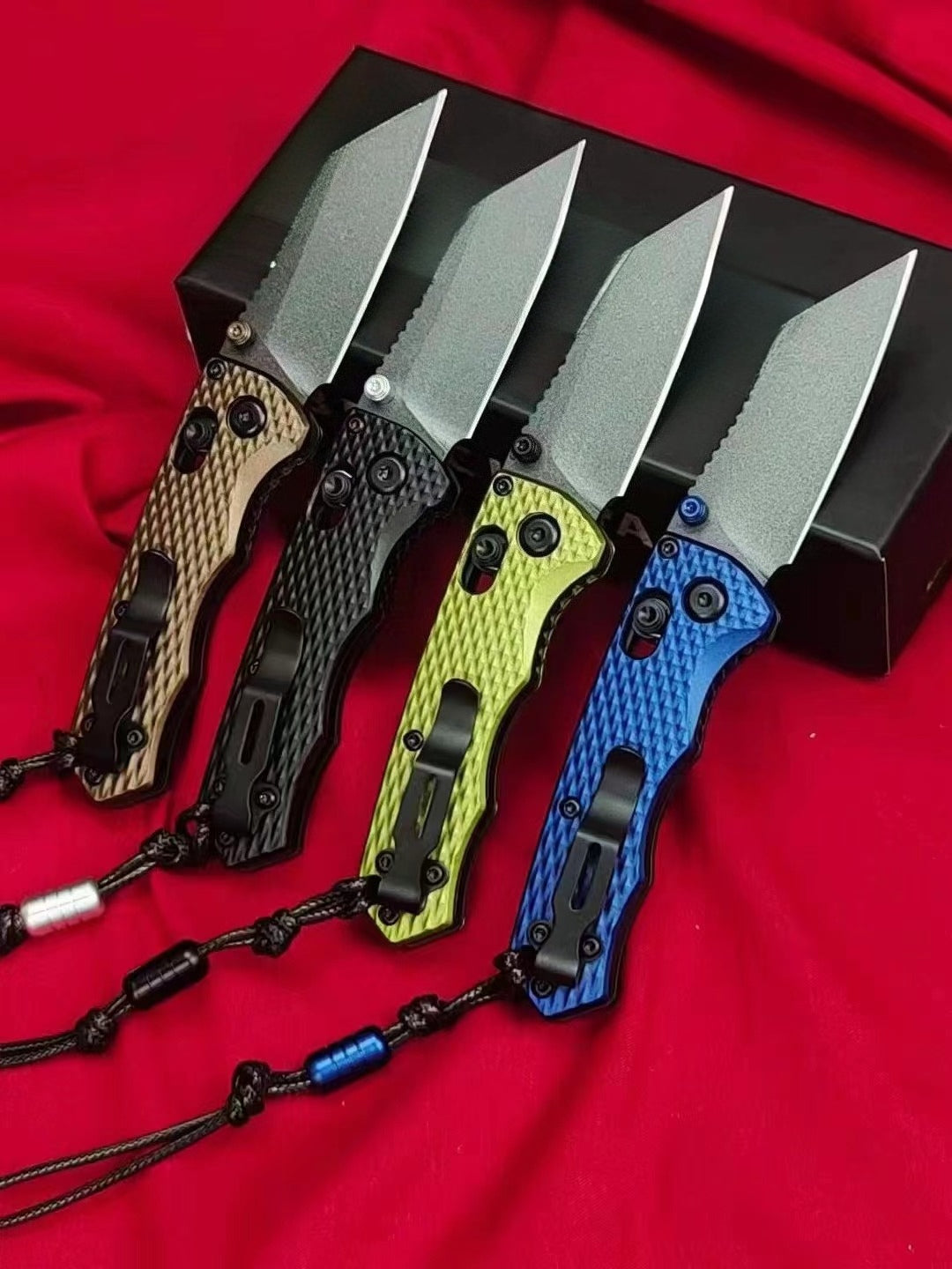 BM290 Aluminum Handle M4 Steel Folding Knife12