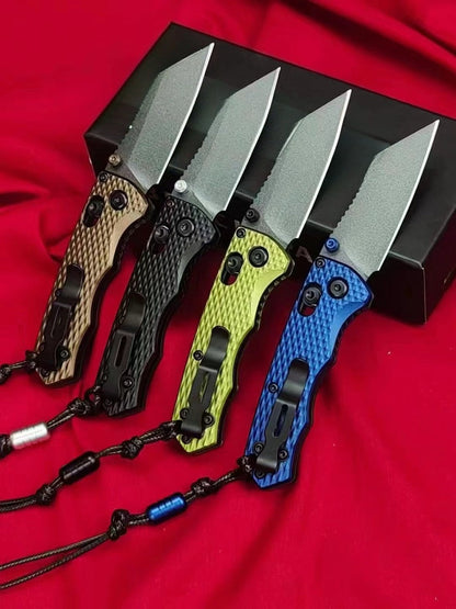 BM290 Aluminum Handle M4 Steel Folding Knife12