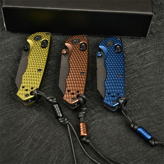 BM290 Aluminum Handle M4 Steel Folding Knife8