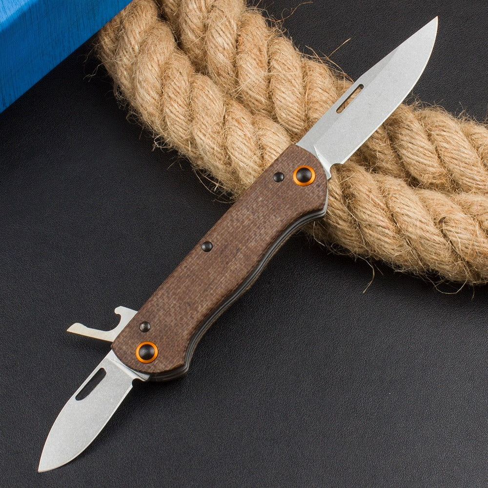 BM317 Brown Linen Knife3