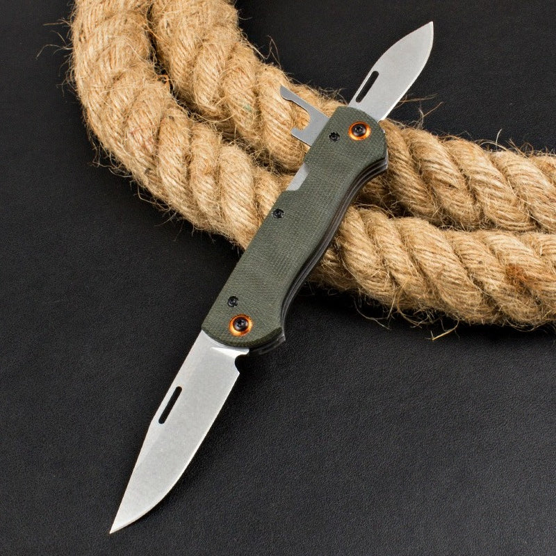 BM317 Stonewashed Steel Knife13