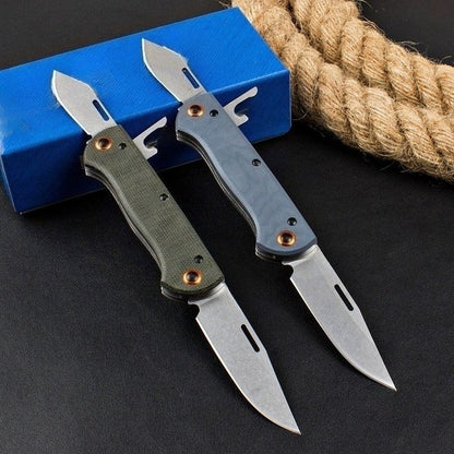 BM317 Stonewashed Steel Knife2
