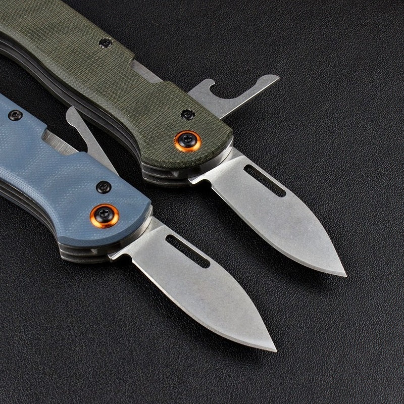 BM317 Stonewashed Steel Knife4