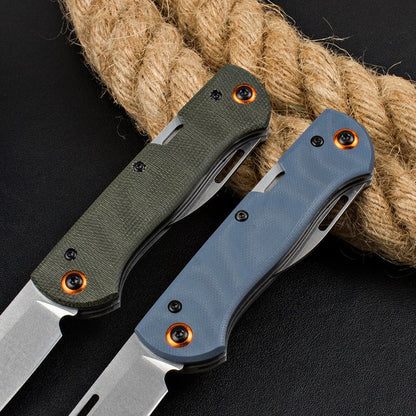 BM317 Stonewashed Steel Knife5