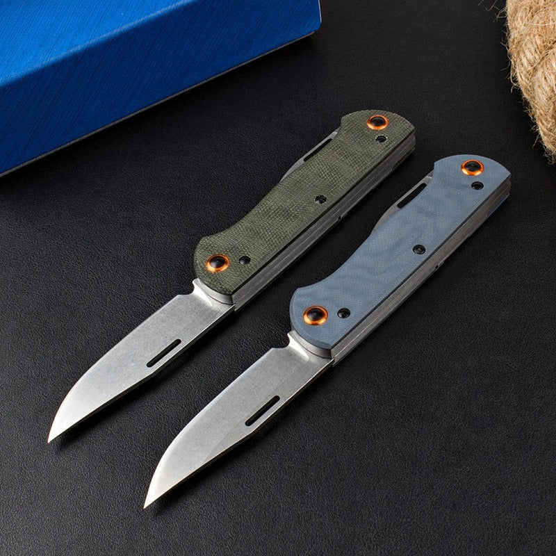 BM317 Stonewashed Steel Knife6
