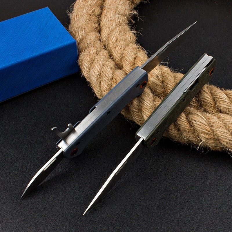 BM317 Stonewashed Steel Knife7