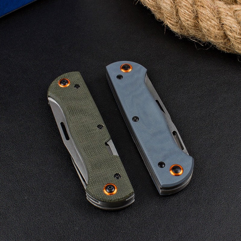 BM317 Stonewashed Steel Knife9