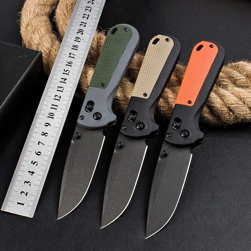 BM430BK Nylon Fiberglass Handle Folding Knife