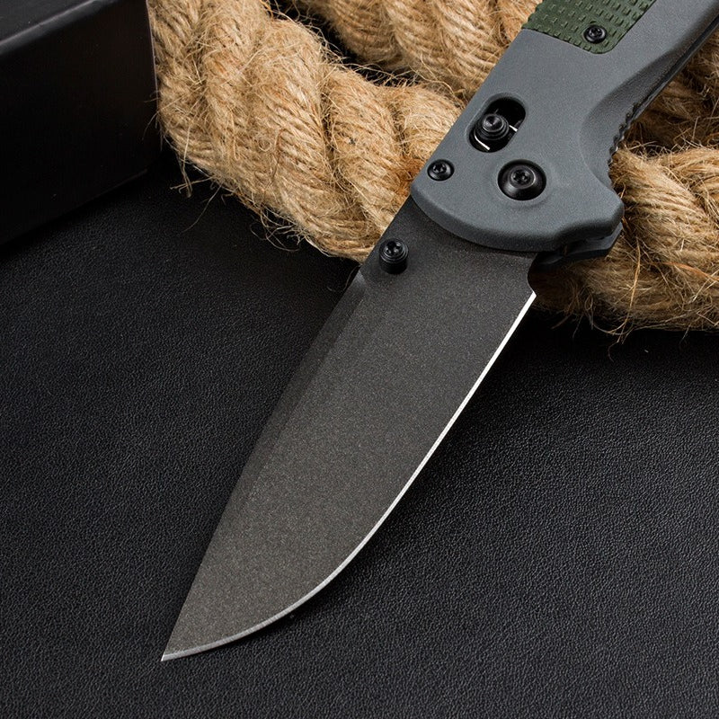 BM430BK Nylon Fiberglass Handle Folding Knife3