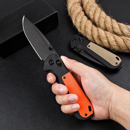 BM430BK Nylon Fiberglass Handle Folding Knife6