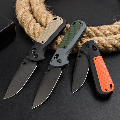 BM430BK Nylon Fiberglass Handle Folding Knife7