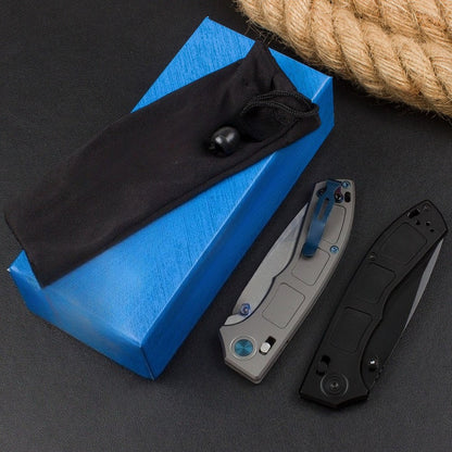 BM748 Titanium Alloy Handle Folding Knife12