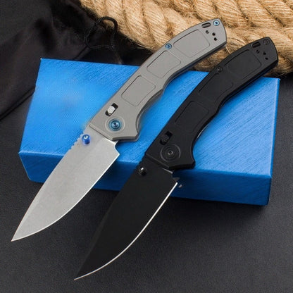BM748 Titanium Alloy Handle Folding Knife2