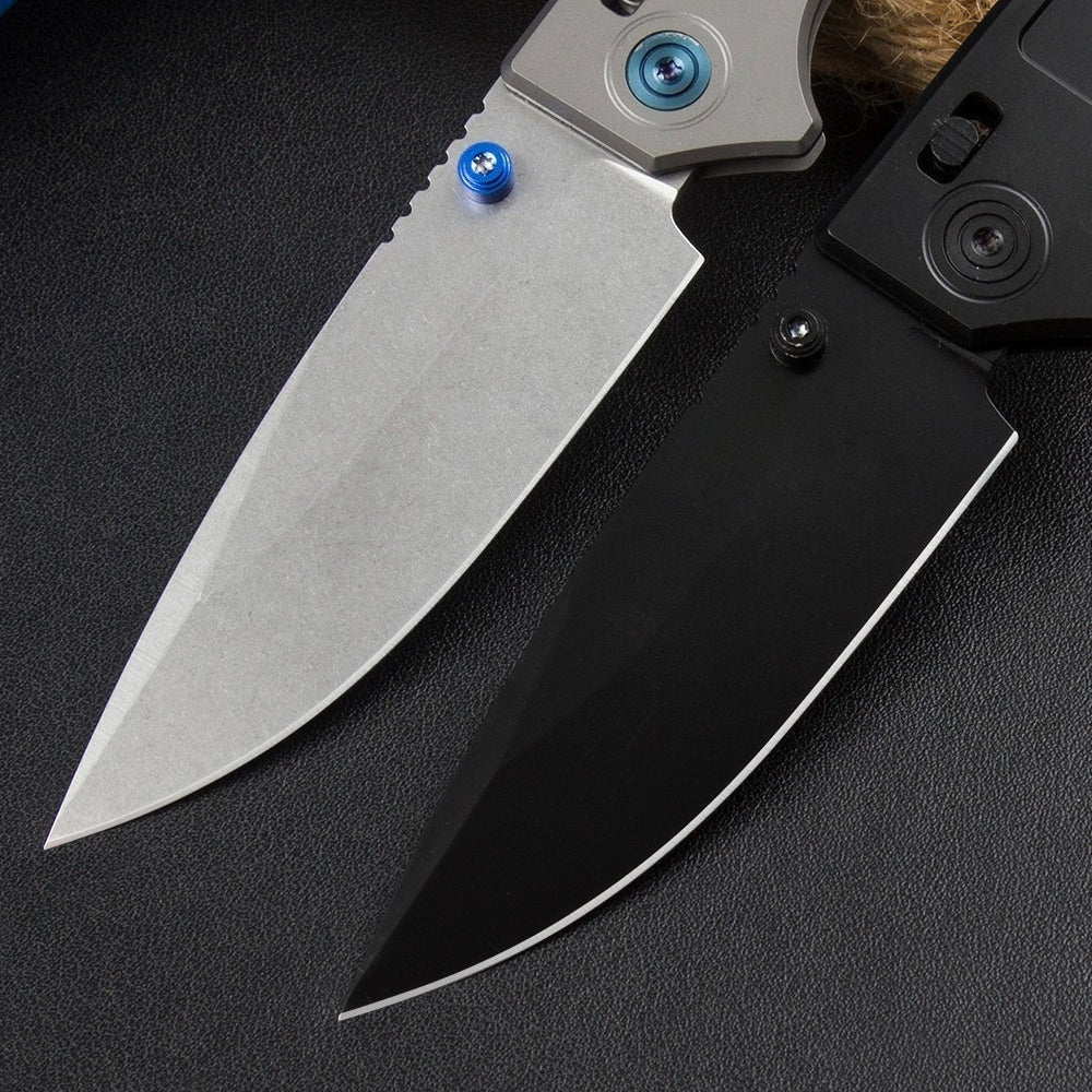 BM748 Titanium Alloy Handle Folding Knife4