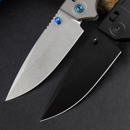 BM748 Titanium Alloy Handle Folding Knife4