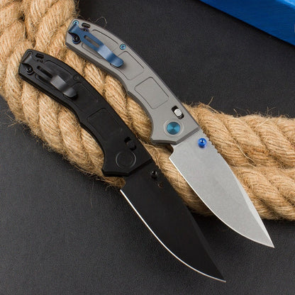BM748 Titanium Alloy Handle Folding Knife8
