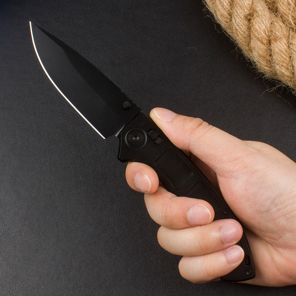 BM748 Titanium Alloy Handle Folding Knife9