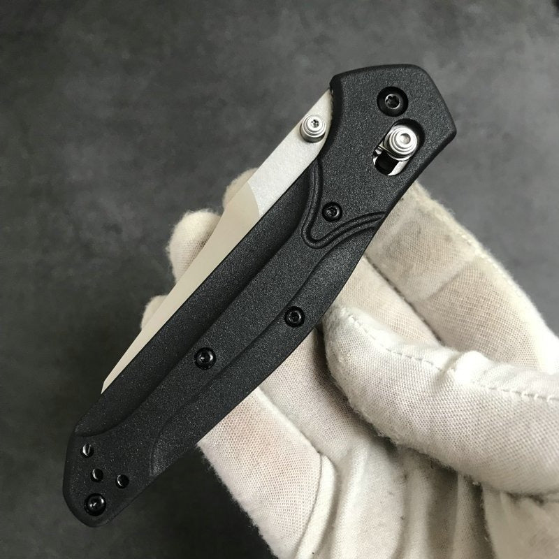 BM940 Black Fiberglass Handle Folding Knife7