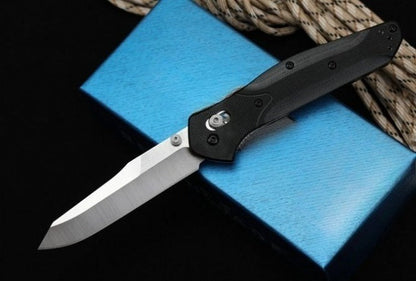 BM940  G10 Handle Stonewashed Folding Knife7