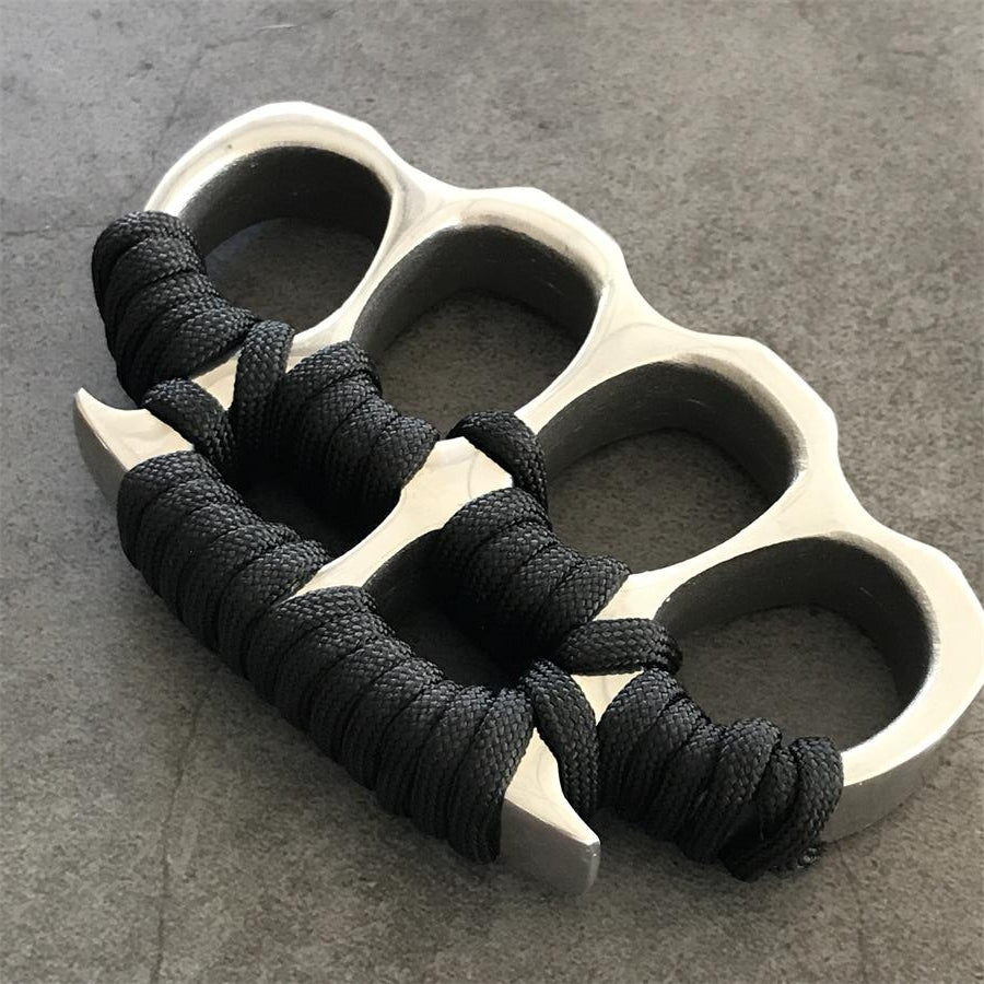 Big Finger Hole Steel Knuckle Dusters2