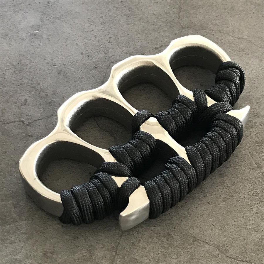 Big Finger Hole Steel Knuckle Dusters4