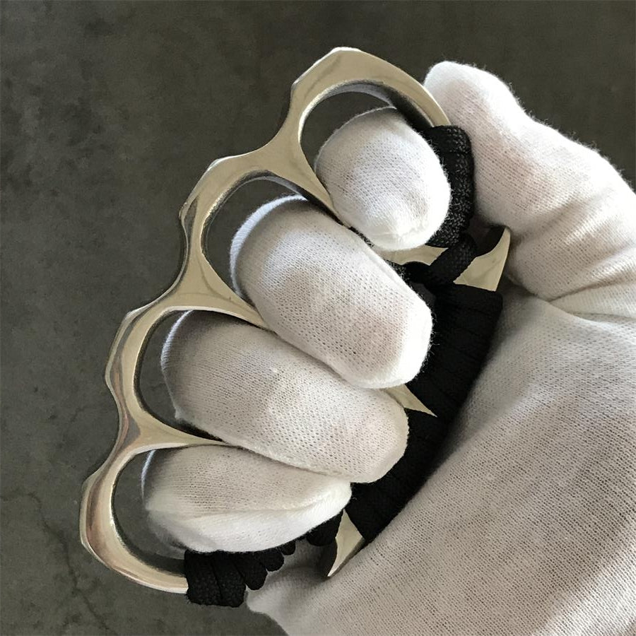 Big Finger Hole Steel Knuckle Dusters5