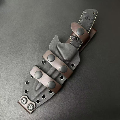 Black Tiger Stripe D2 Knife7