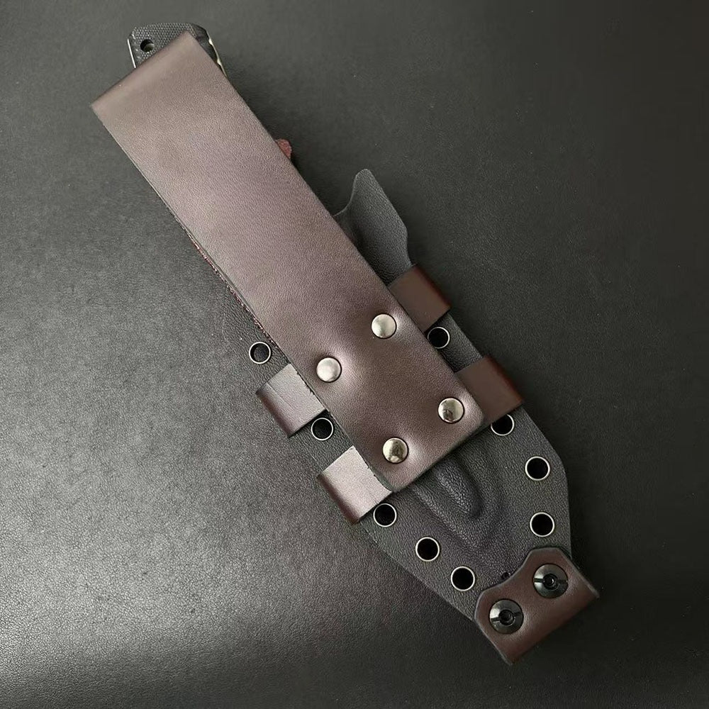 Black Tiger Stripe D2 Knife8