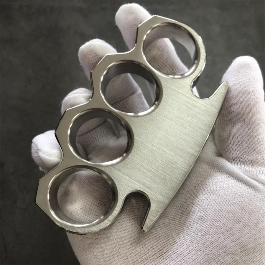 Brushed Mirror Polished Steel Knuckle Dusters2