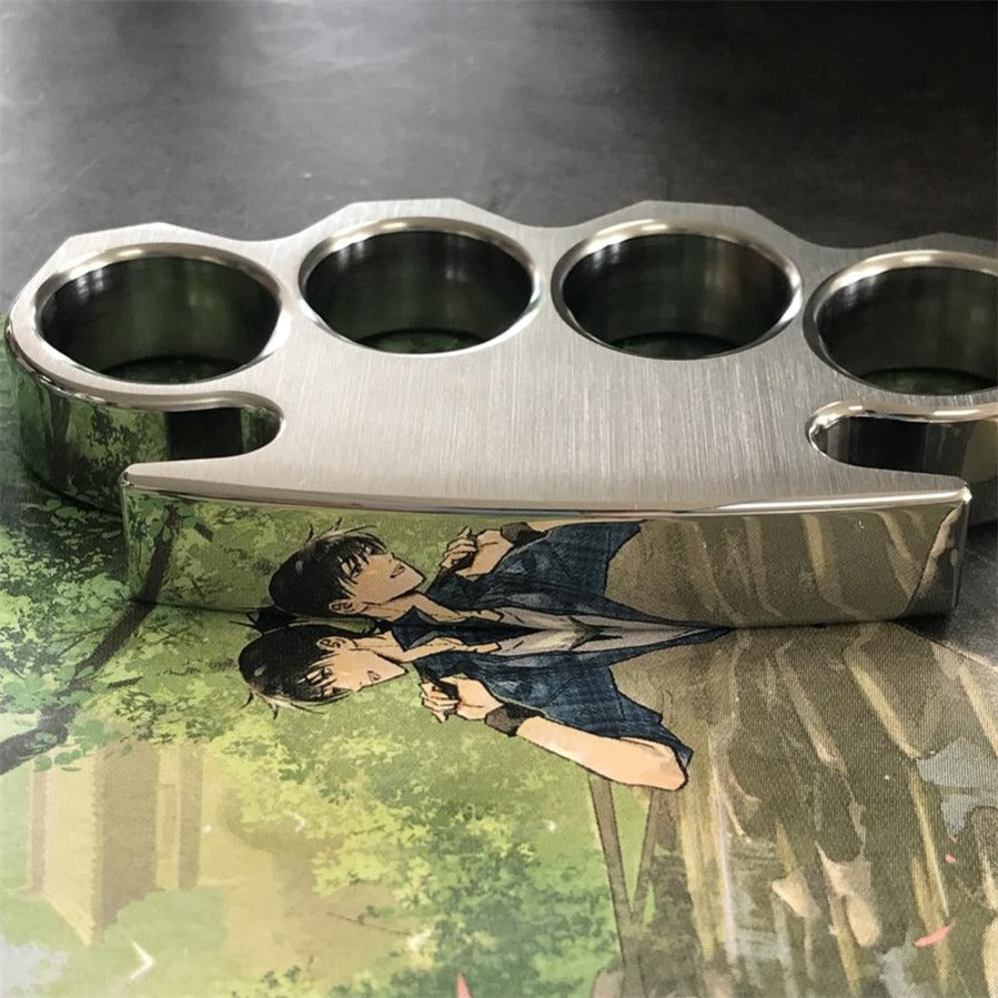 Brushed Mirror Polished Steel Knuckle Dusters6
