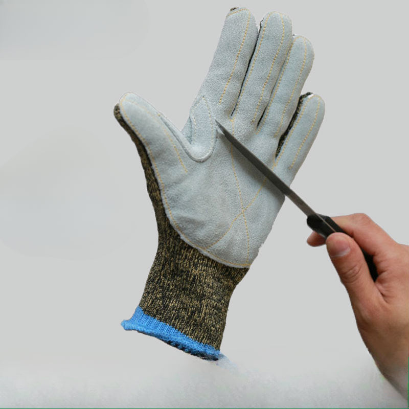 Bare hand testing Camouflage Safety Gloves durability