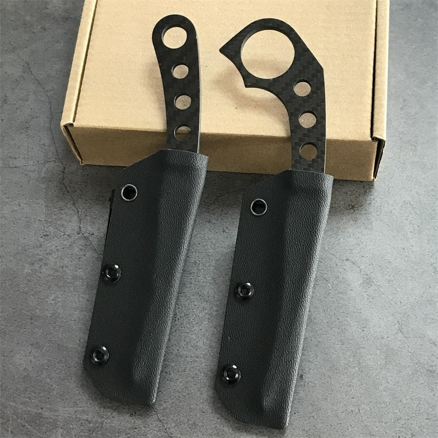 Carbon fiber EDC hole knife main