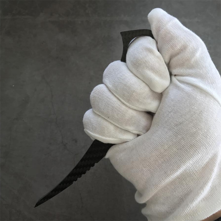 Carbon fiber EDC finger grip