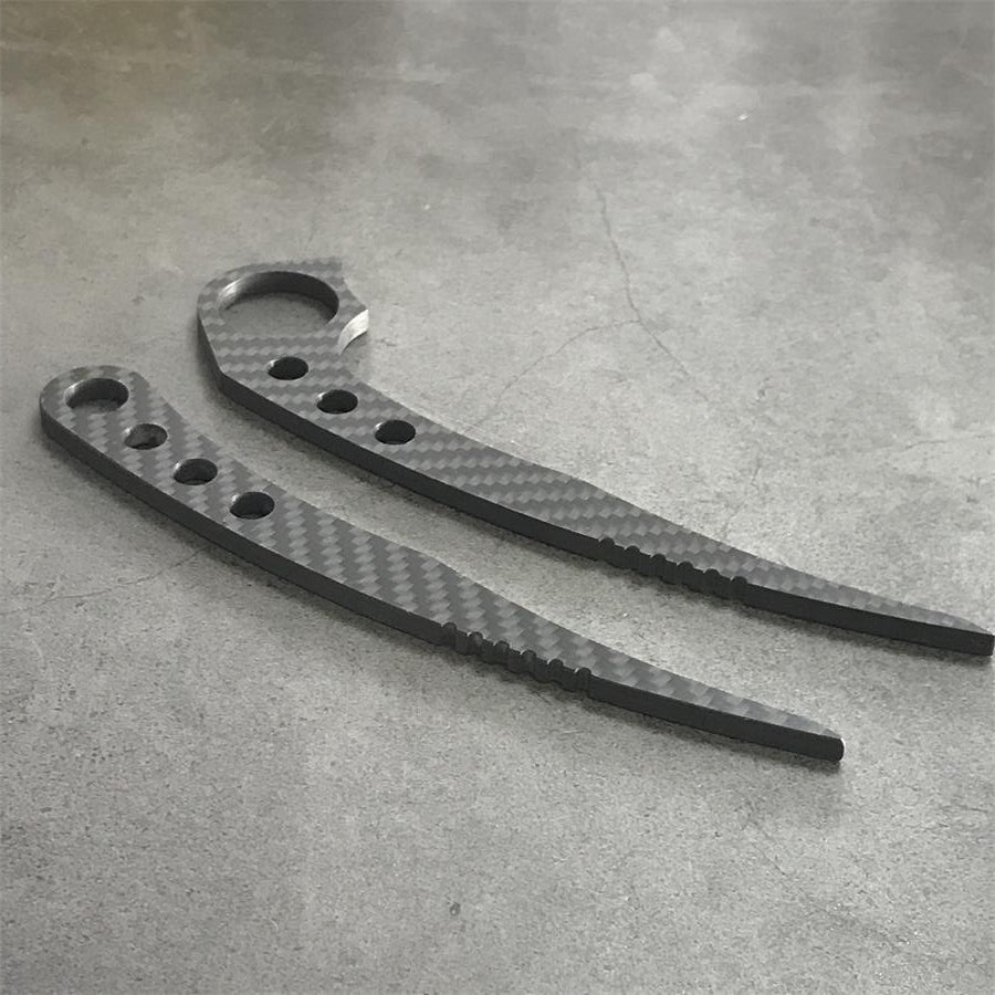 Carbon fiber EDC straight pair