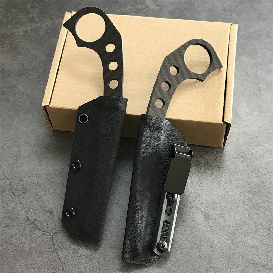 Carbon fiber EDC hole knife sheath