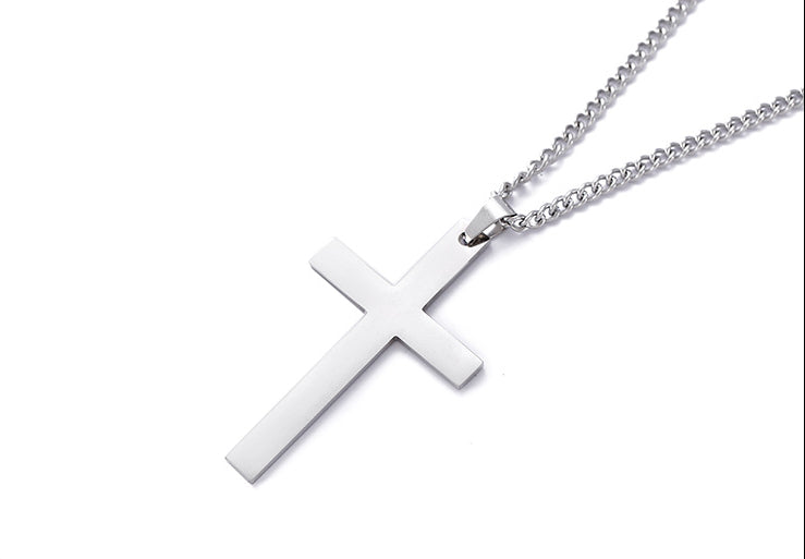 Cross Titanium Steel Knuckle Dusters Pendant Necklace12