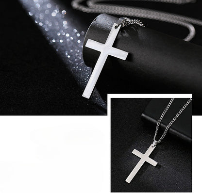 Cross Titanium Steel Knuckle Dusters Pendant Necklace8