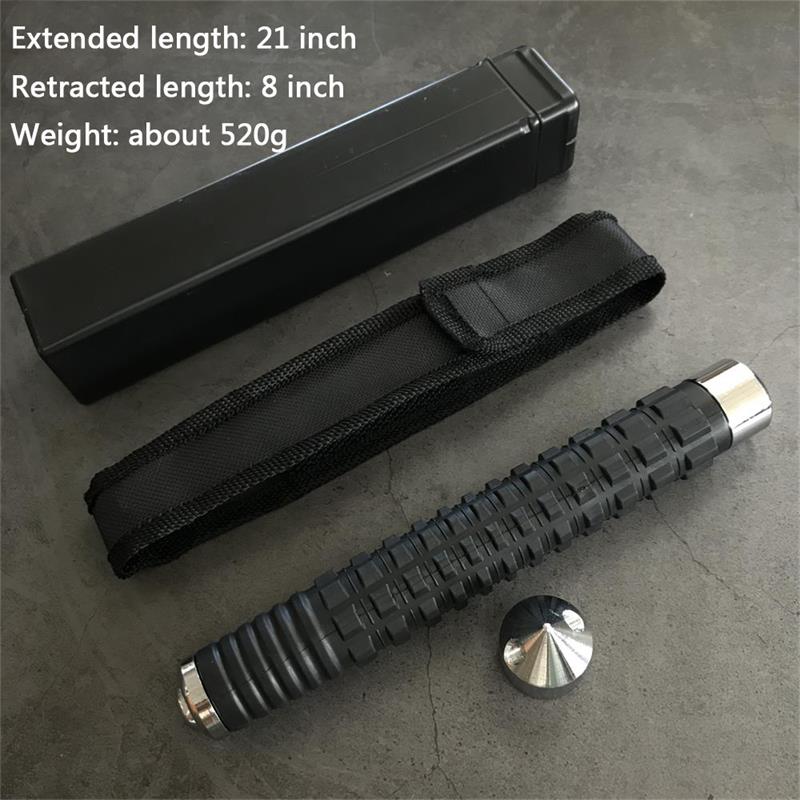 21 26 29 36 Inch EDC Outdoor Baton - 21 inch silver