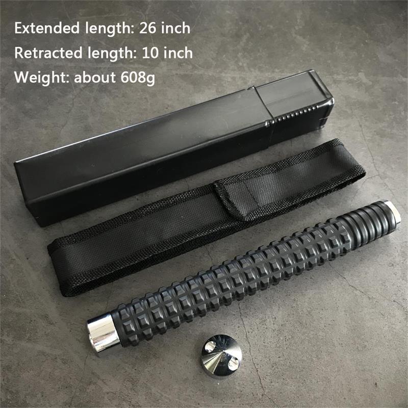 21 26 29 36 Inch EDC Outdoor Baton - 26 inch silver