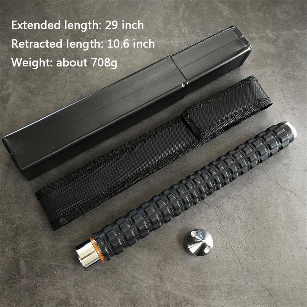 21 26 29 36 Inch EDC Outdoor Baton - 29 inch silver