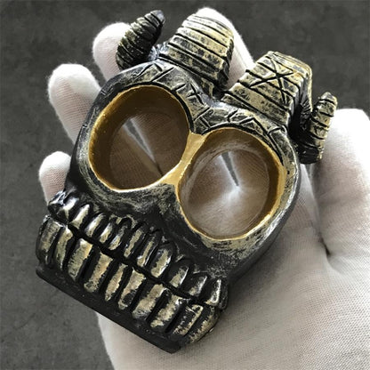 Ram Horn Skull Knuckle Duster2