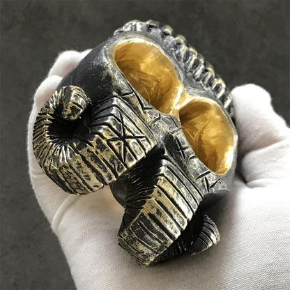 Ram Horn Skull Knuckle Duster4
