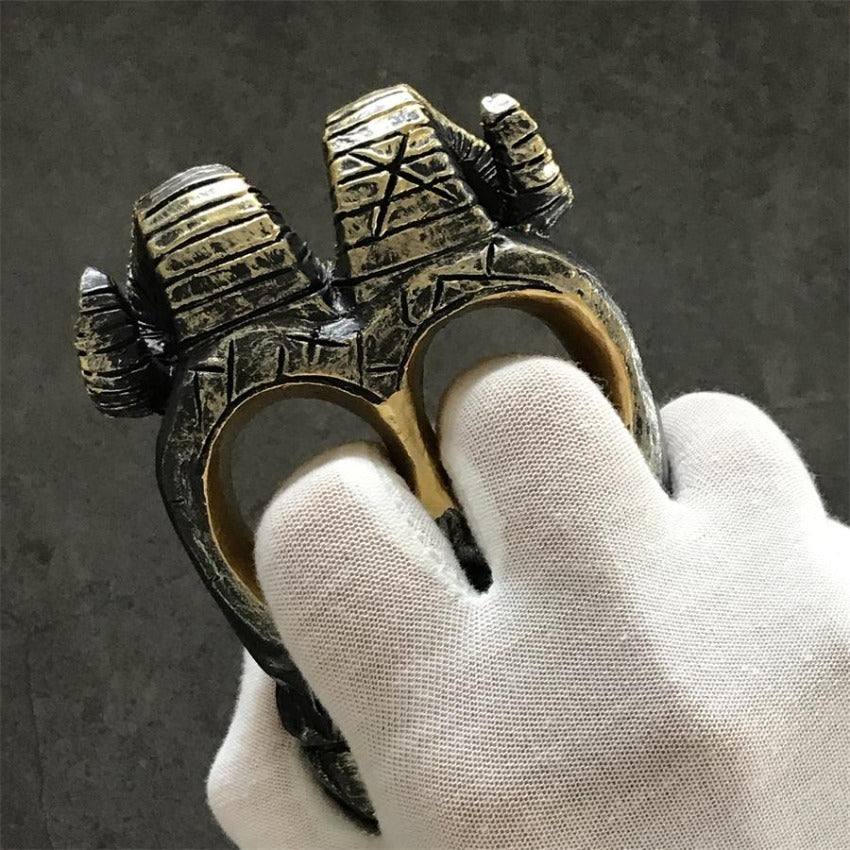 Ram Horn Skull Knuckle Duster6