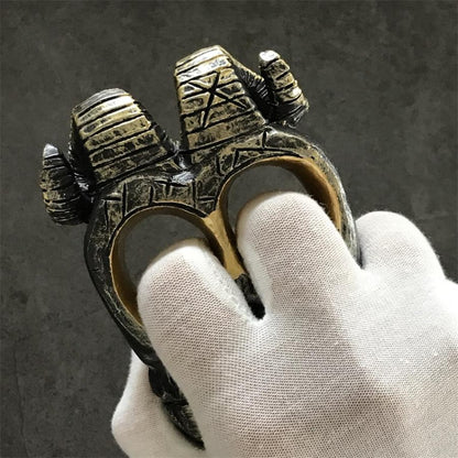 Ram Horn Skull Knuckle Duster6