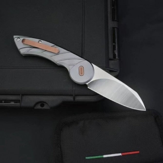 Forged M390 Outdoor CNC Machining Knife — angled hero shot on a neutral background.