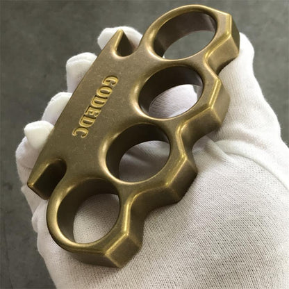 GODEDC Antique Classic Brass Knuckle Duster4