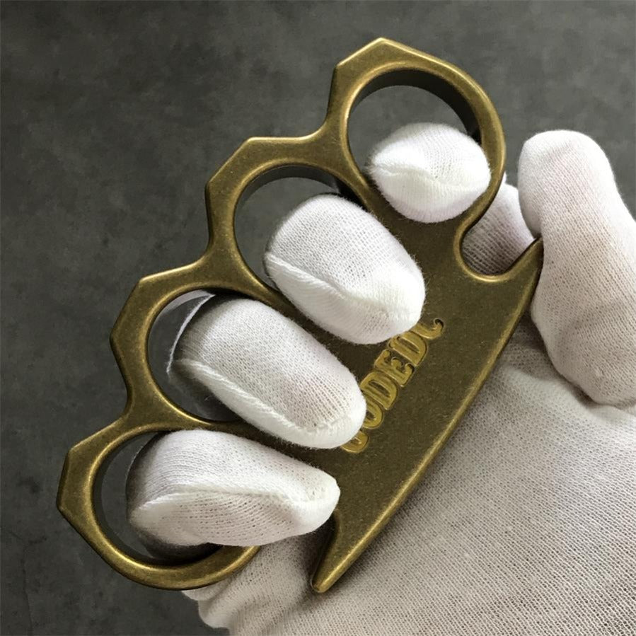 GODEDC Antique Classic Brass Knuckle Duster5