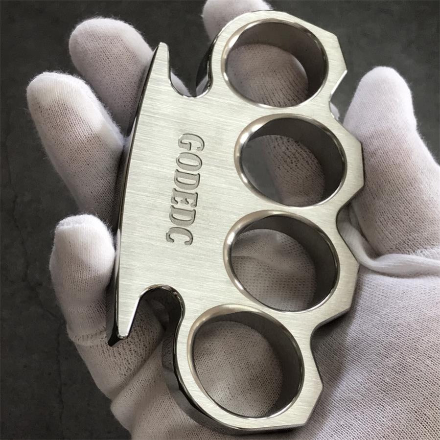 GODEDC Mirror Polished Brushed Steel Knuckle Dusters