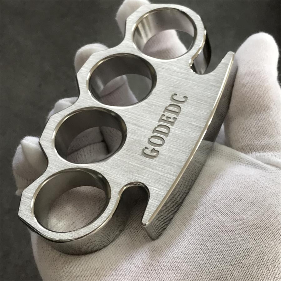 GODEDC Mirror Polished Brushed Steel Knuckle Dusters3